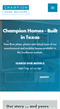 Mobile Screenshot of championhomesoftx.com